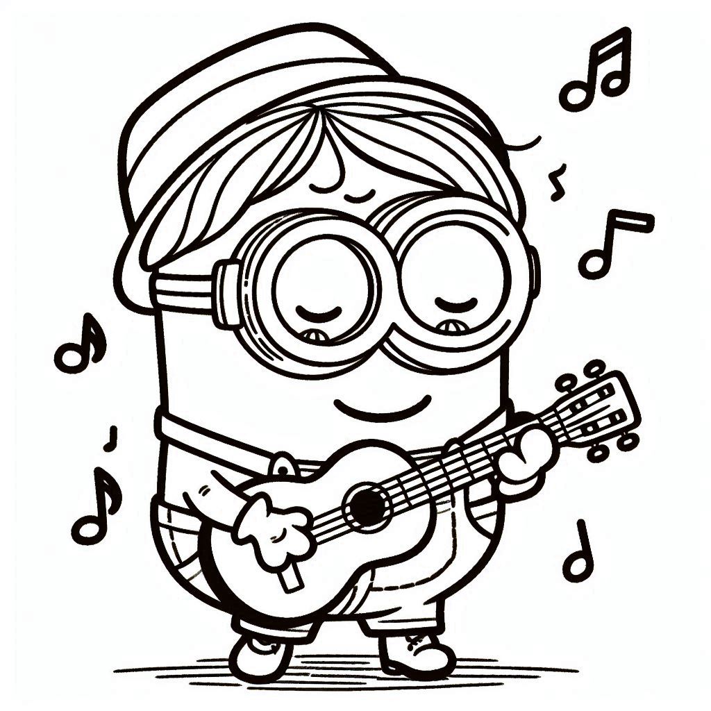 Minions bespeelt een muziekinstrument3