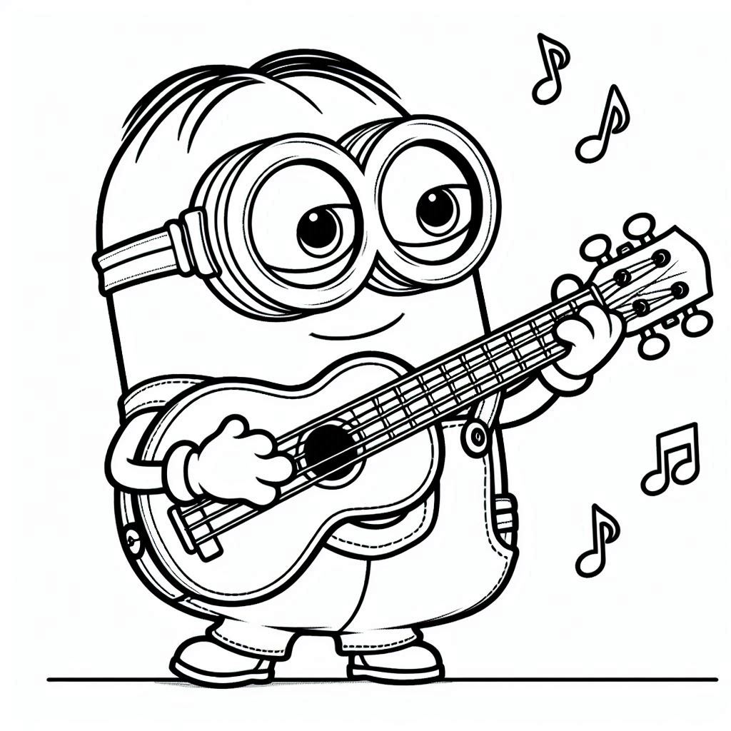 Minions bespeelt een muziekinstrument4