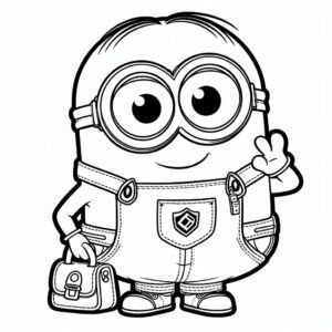 70+ Minions Coloring Pages Unique | Free Printables