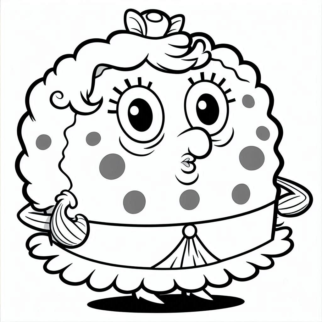 Mrs Puff kleurplaat3