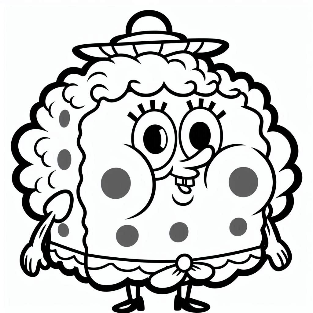 Mrs Puff kleurplaat5