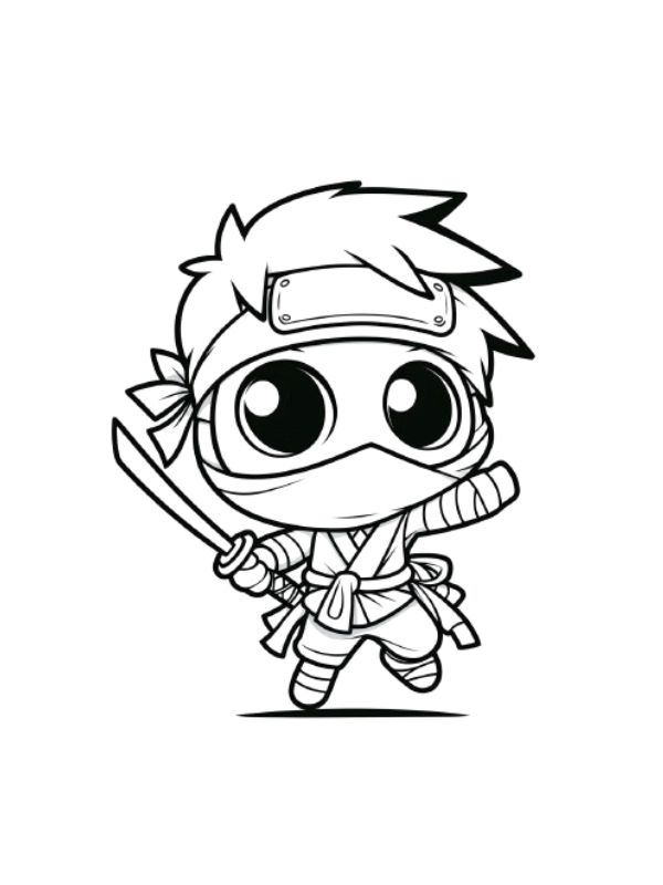 Ninja tekening