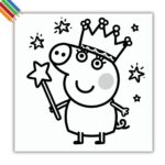 Peppa Pig kleurplaat 1 Peppa Pig kleurplaat thumbnail