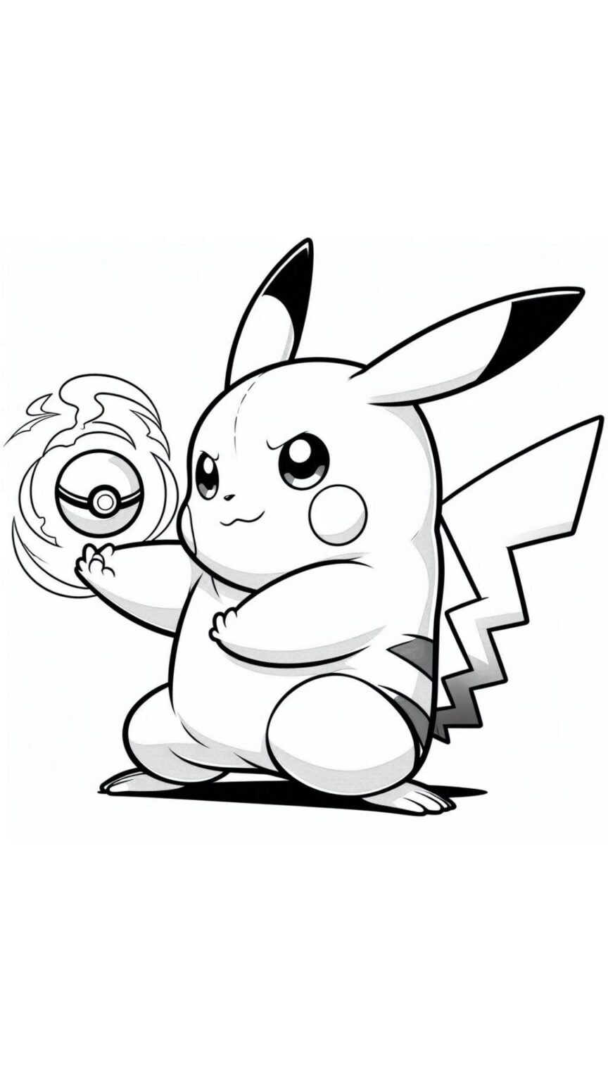 Kolorowanki Pikachu Do Druku Darmowe Pdf