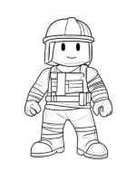 Mewarnai Roblox untuk anak-anak (gambar untuk dicetak)