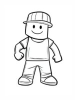 Roblox de colorat pentru copii (Desene imprimabile)
