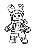 Roblox de colorat pentru copii (Desene imprimabile)
