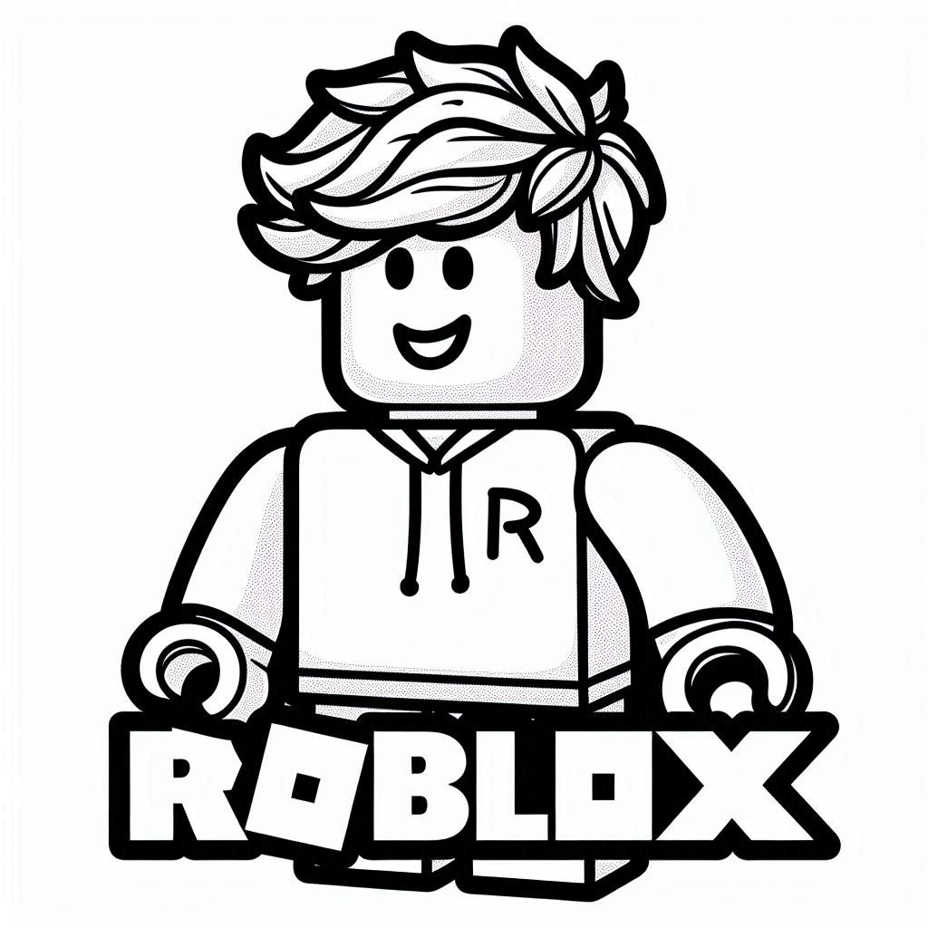 Roblox kleurplaat voor kinderen32