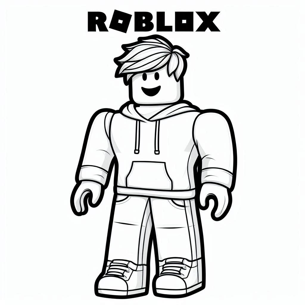 Roblox kleurplaat voor kinderen37