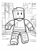 Roblox de colorat pentru copii (Desene imprimabile)
