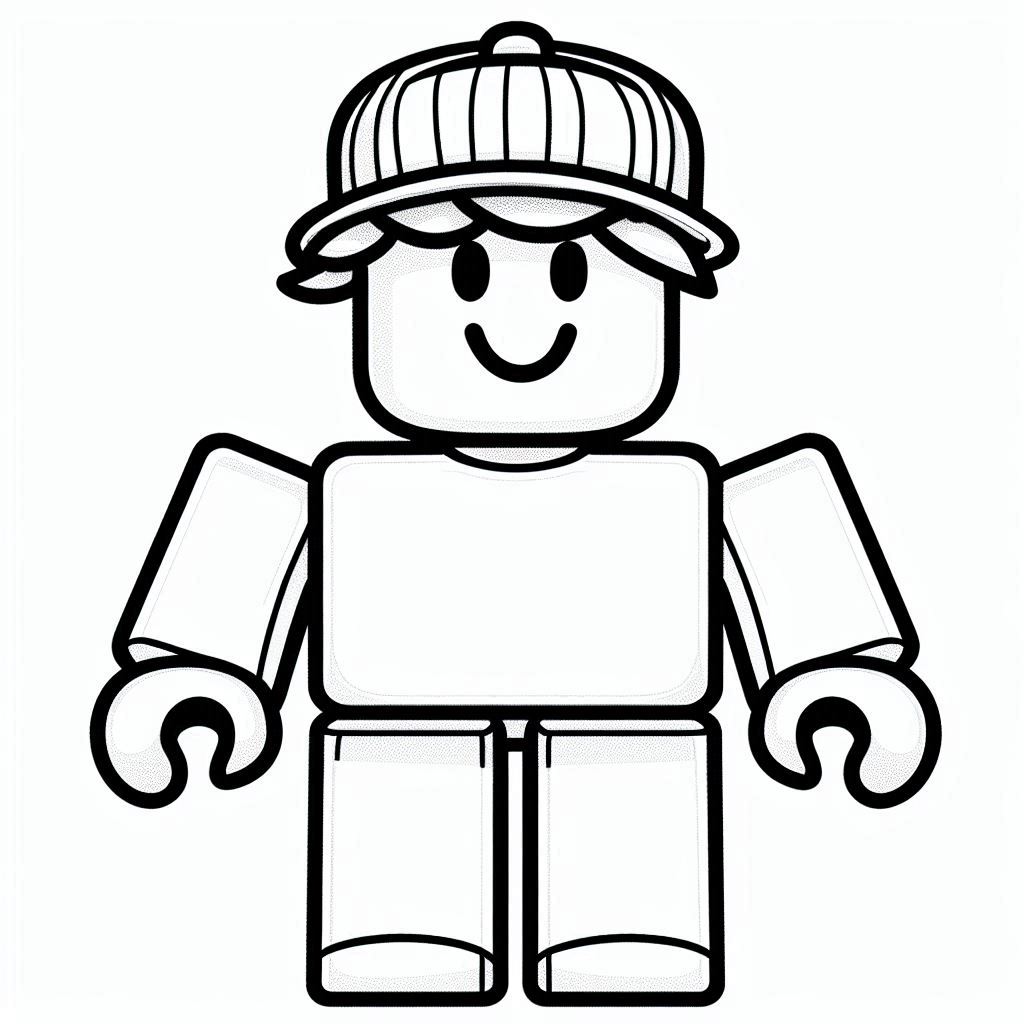 Roblox kleurplaat voor kinderen56