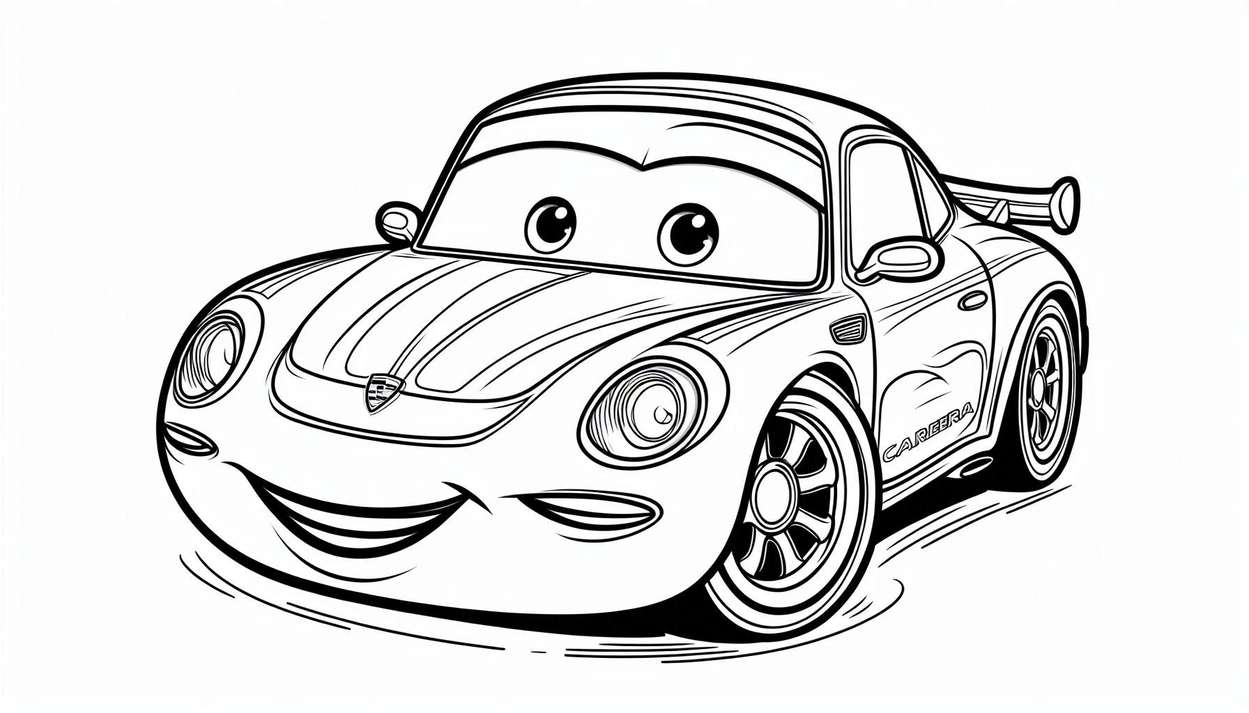 Sally Carrera – cars kleurplaat