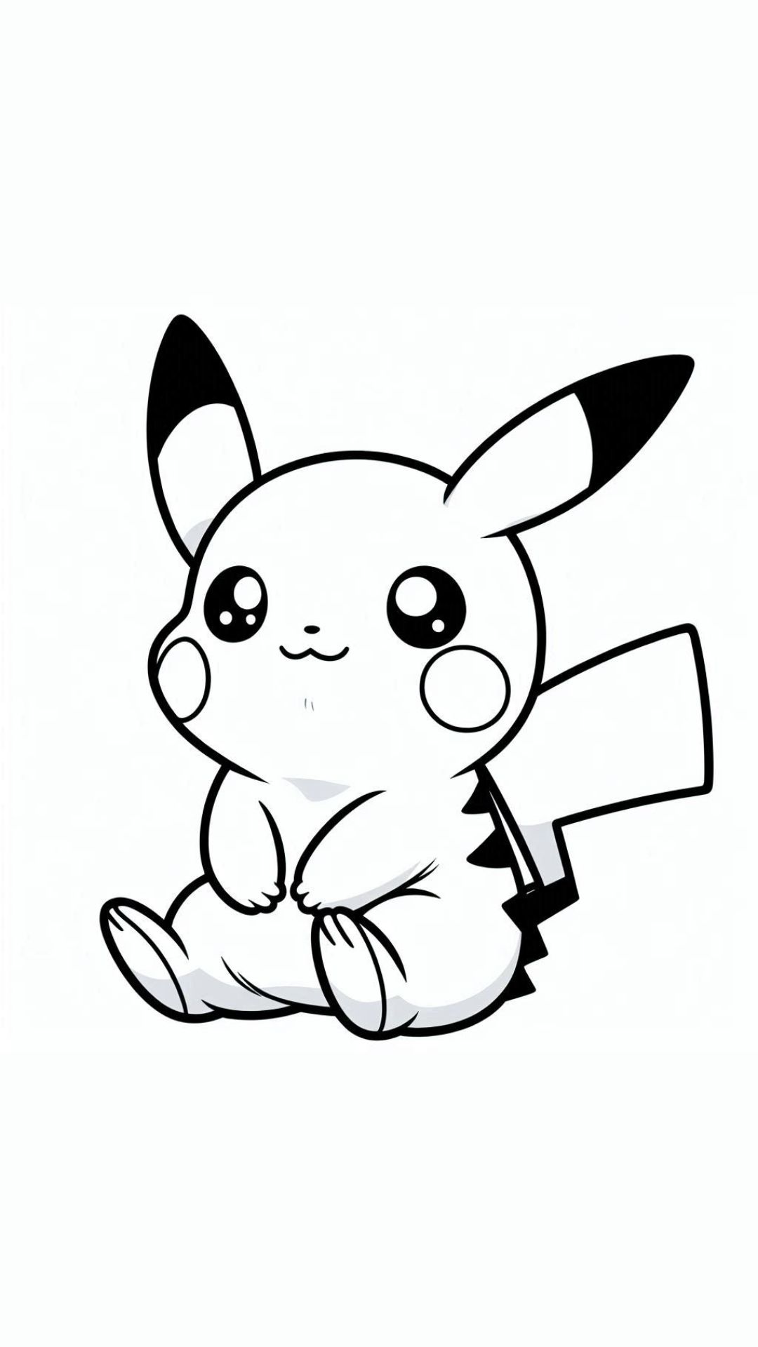 Schattige Pikachu illustratie