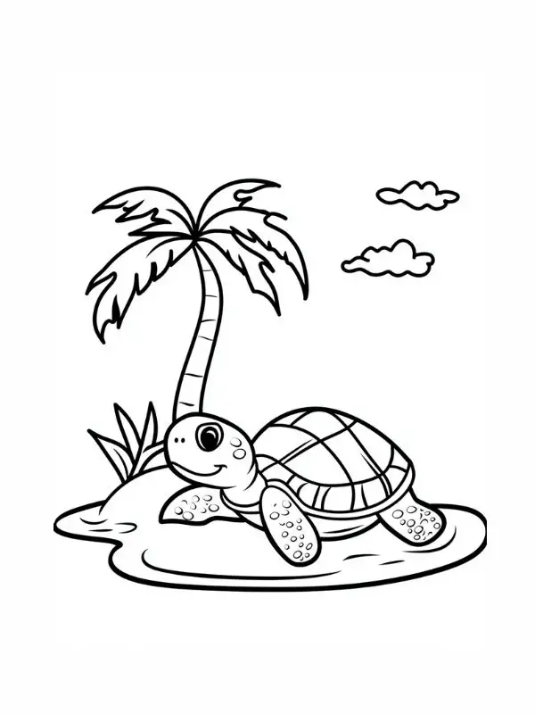 Schildpad tekening