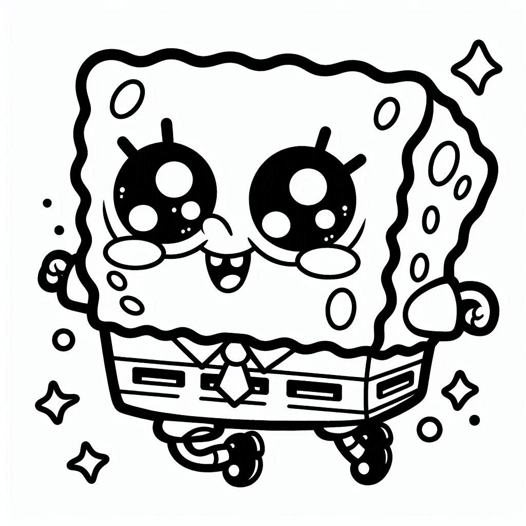 SpongeBob SquarePants kleurplaat22