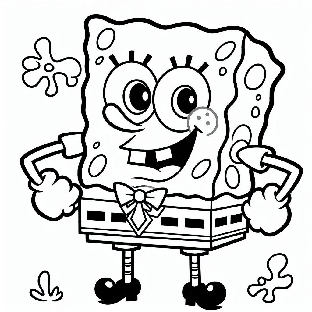 SpongeBob SquarePants kleurplaat23