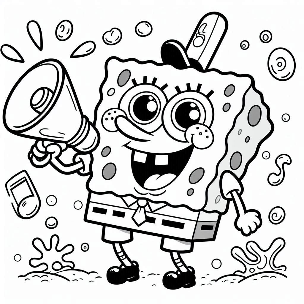 SpongeBob SquarePants kleurplaat31