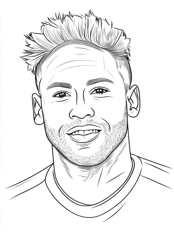 Tekening Neymar