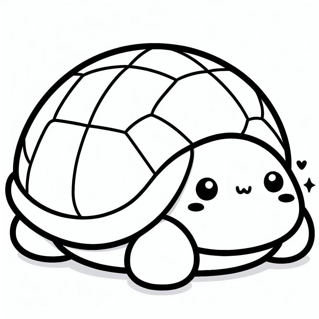 squishmallow kleurplaat – Schildpad