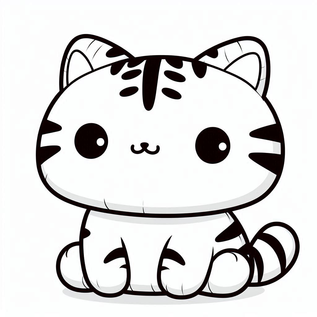 squishmallow kleurplaat – tijger