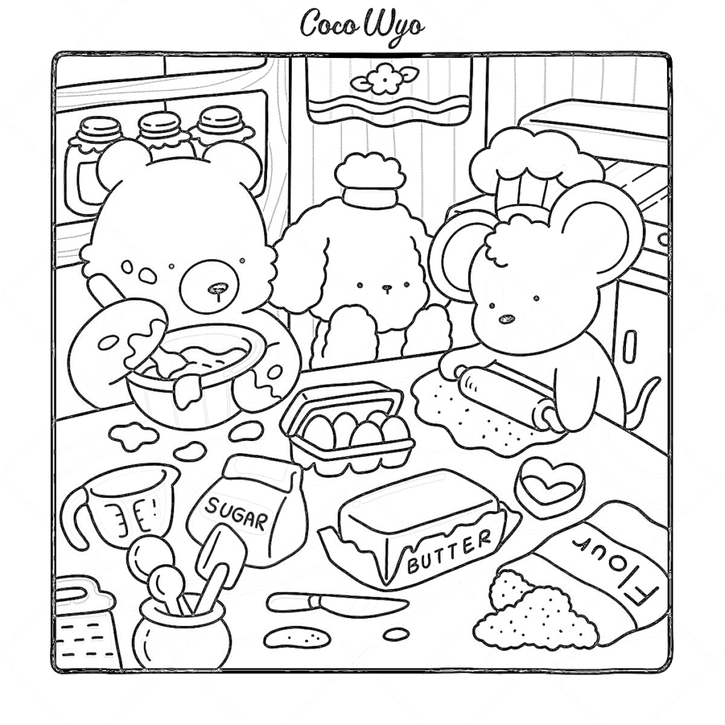 50+ Coco Wyo coloring pages (Free Printables PDF)