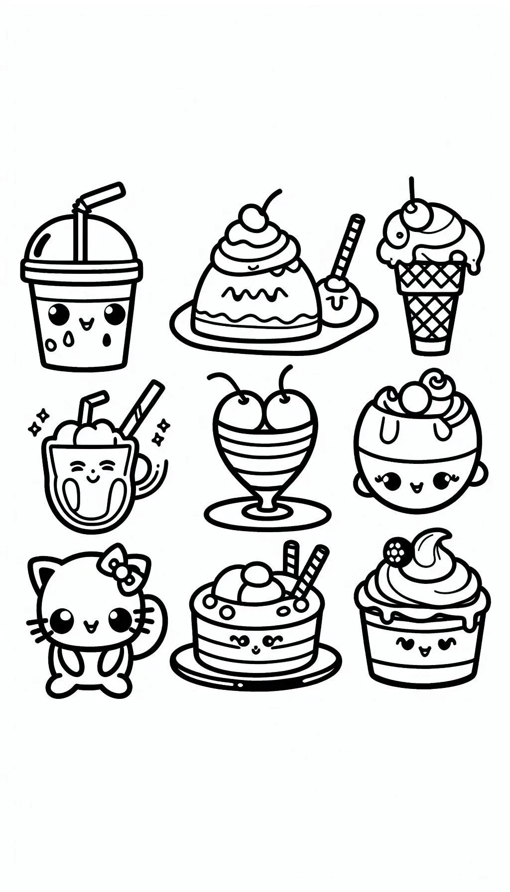 46 Coloriage Kawaii Unique Dessins Imprimer PDF 