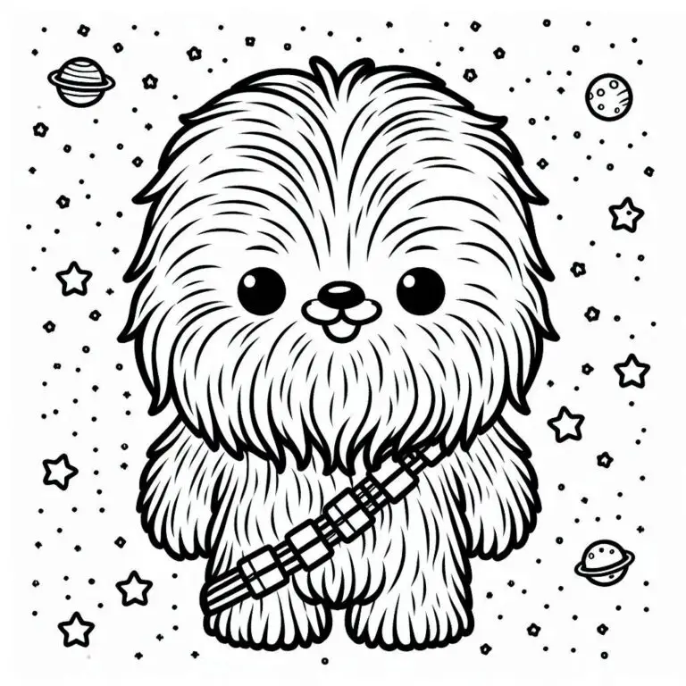 60+ Star Wars Omalovánky unikátní k vytisknutí PDF