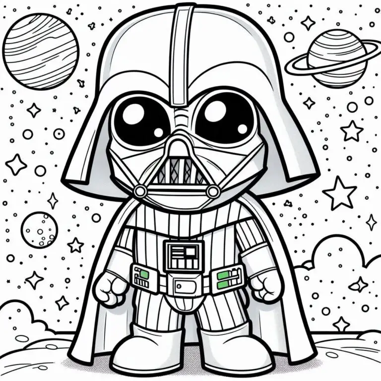 60+ Star Wars Omalovánky unikátní k vytisknutí PDF