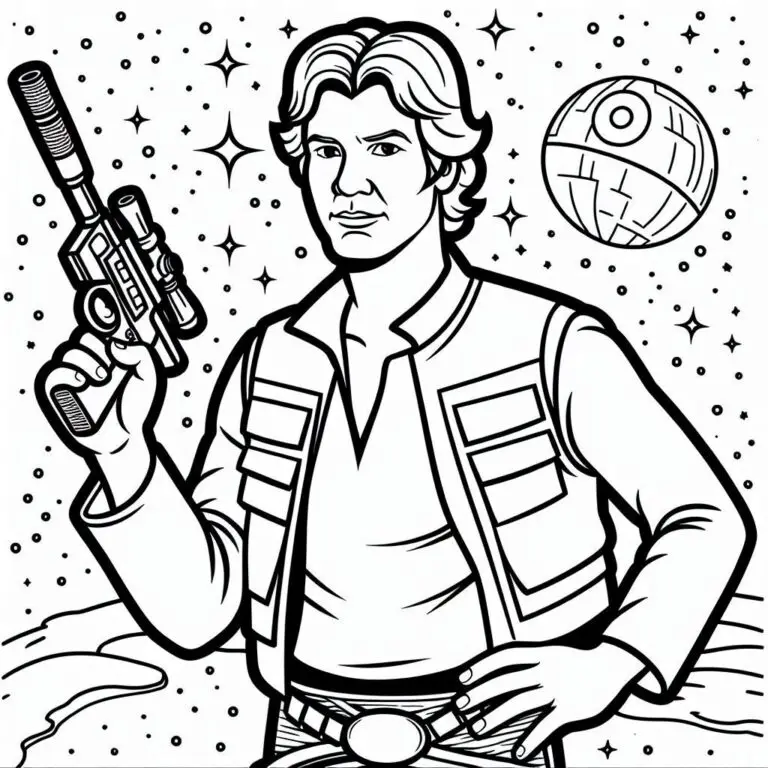 60+ Star Wars Omalovánky unikátní k vytisknutí PDF