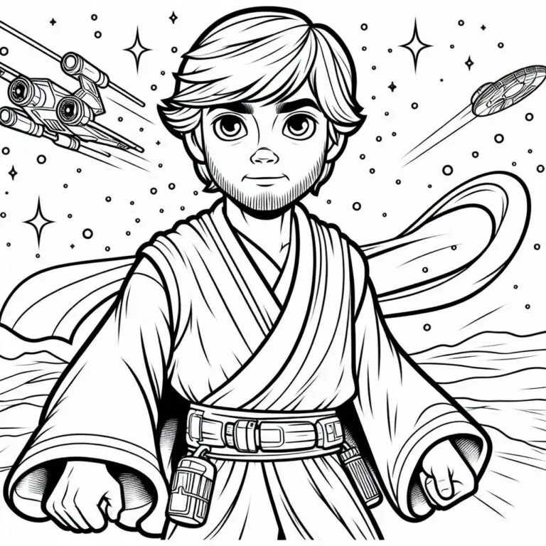 60+ Star Wars Omalovánky unikátní k vytisknutí PDF