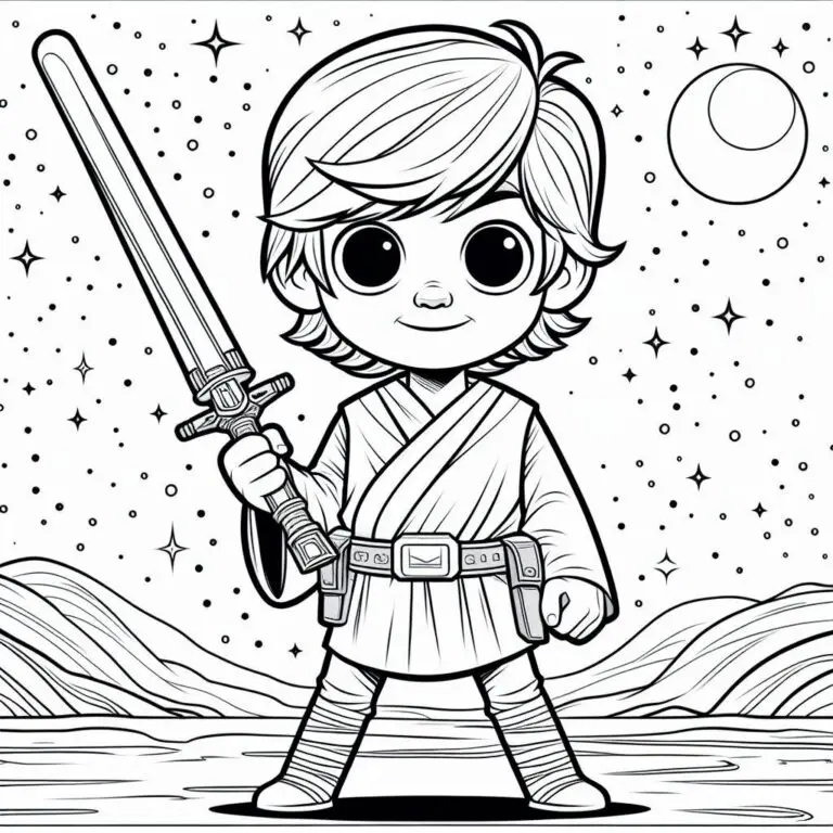 60+ Star Wars Omalovánky unikátní k vytisknutí PDF