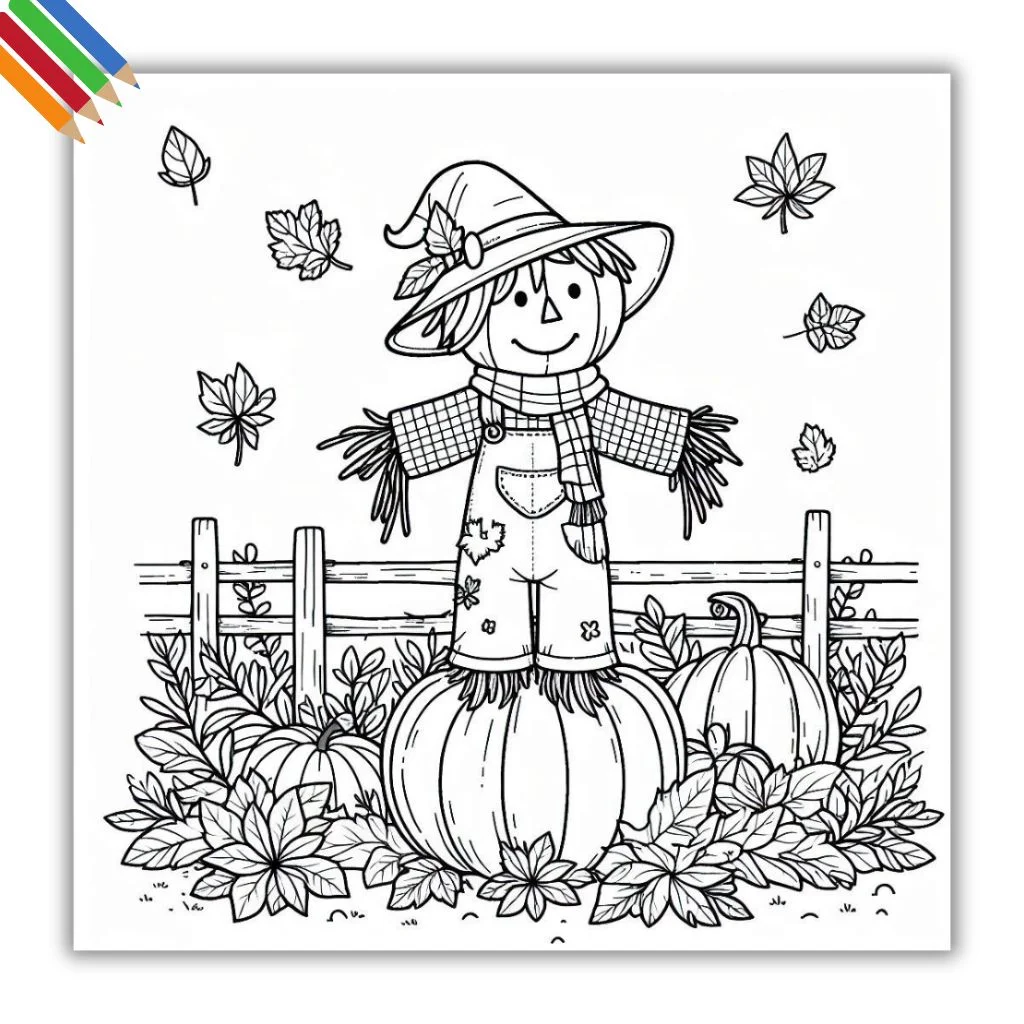 30+ Kleurplaat Herfst Unieke | Download En Print Tekening