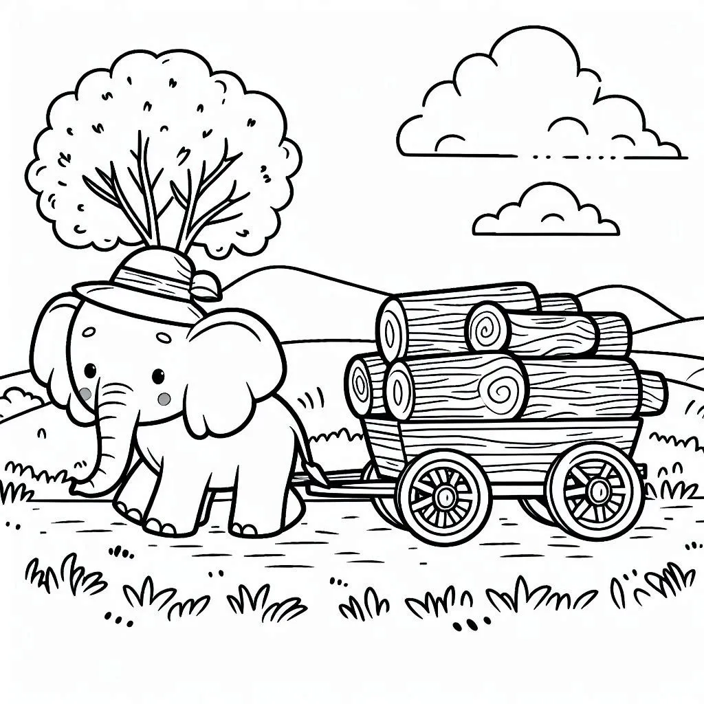 40 Kleurplaat Olifant Unieke | Download En Print Tekening