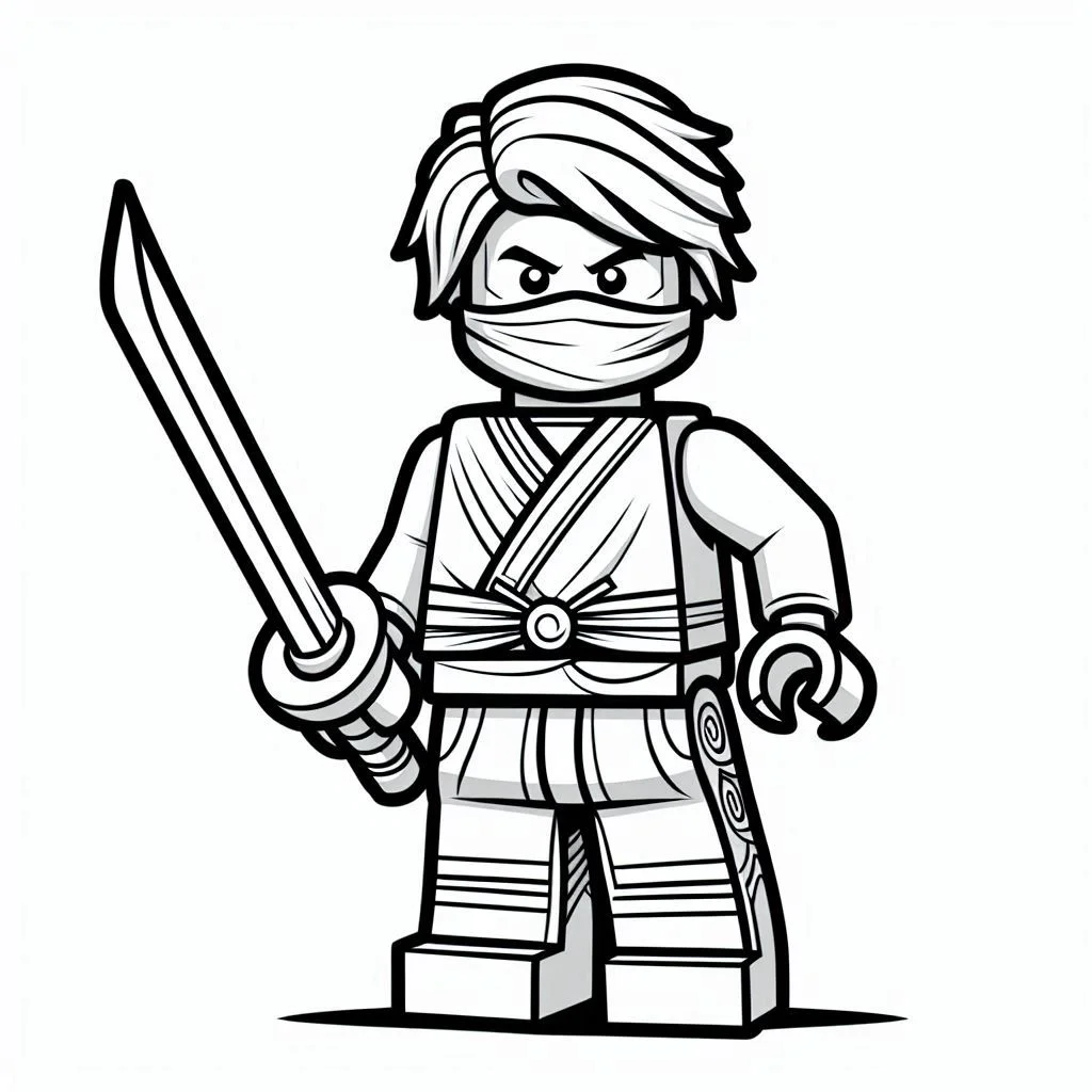 Ninjago kleurplaat unieke15