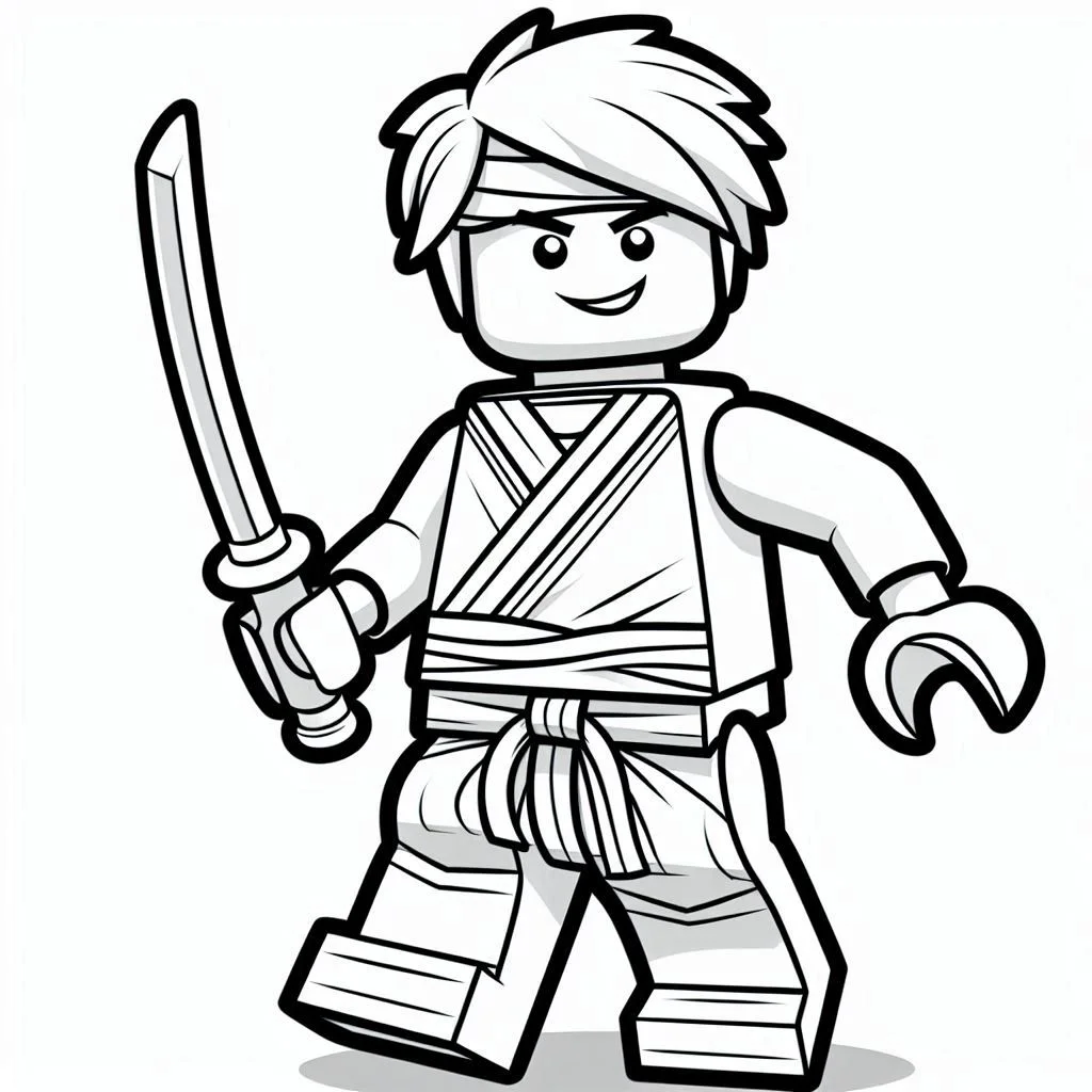 Ninjago kleurplaat unieke16