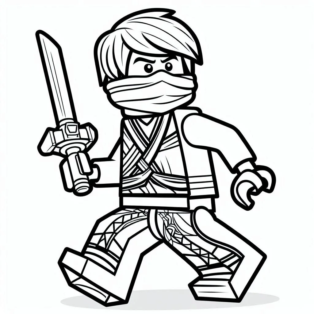 Ninjago kleurplaat unieke36