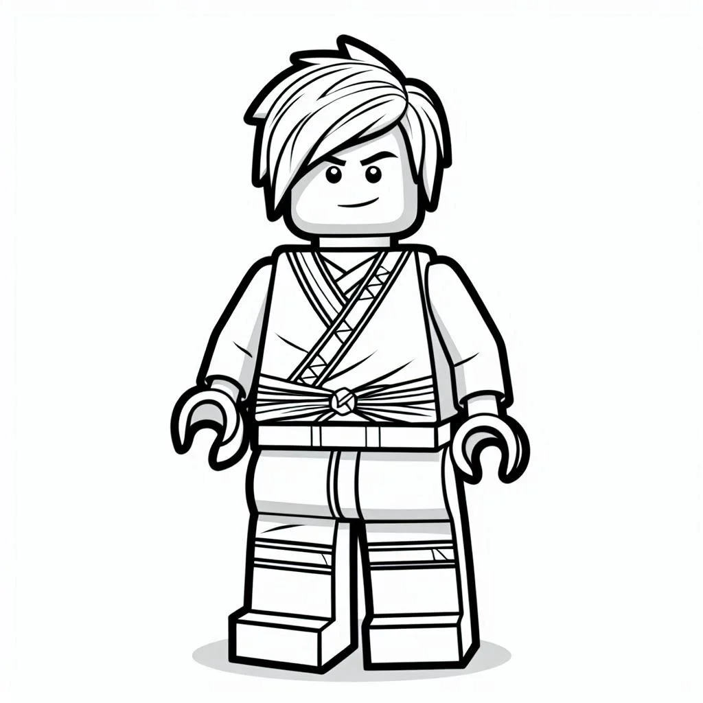 Ninjago kleurplaat unieke8