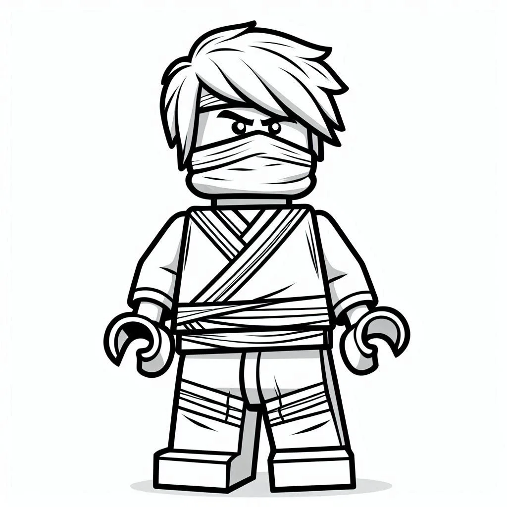 Ninjago kleurplaat unieke9