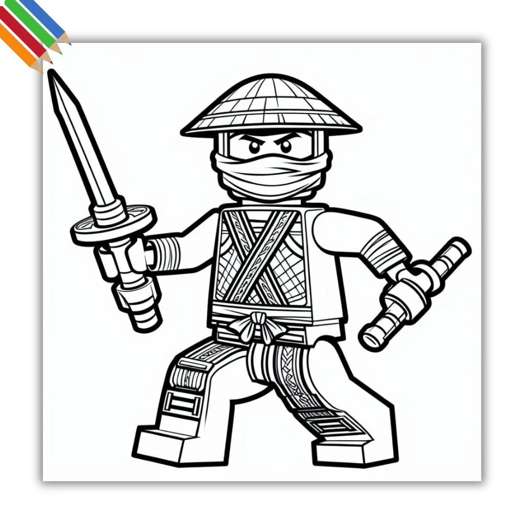 40 Dibujo de Ninjago para colorear dibujos para imprimir