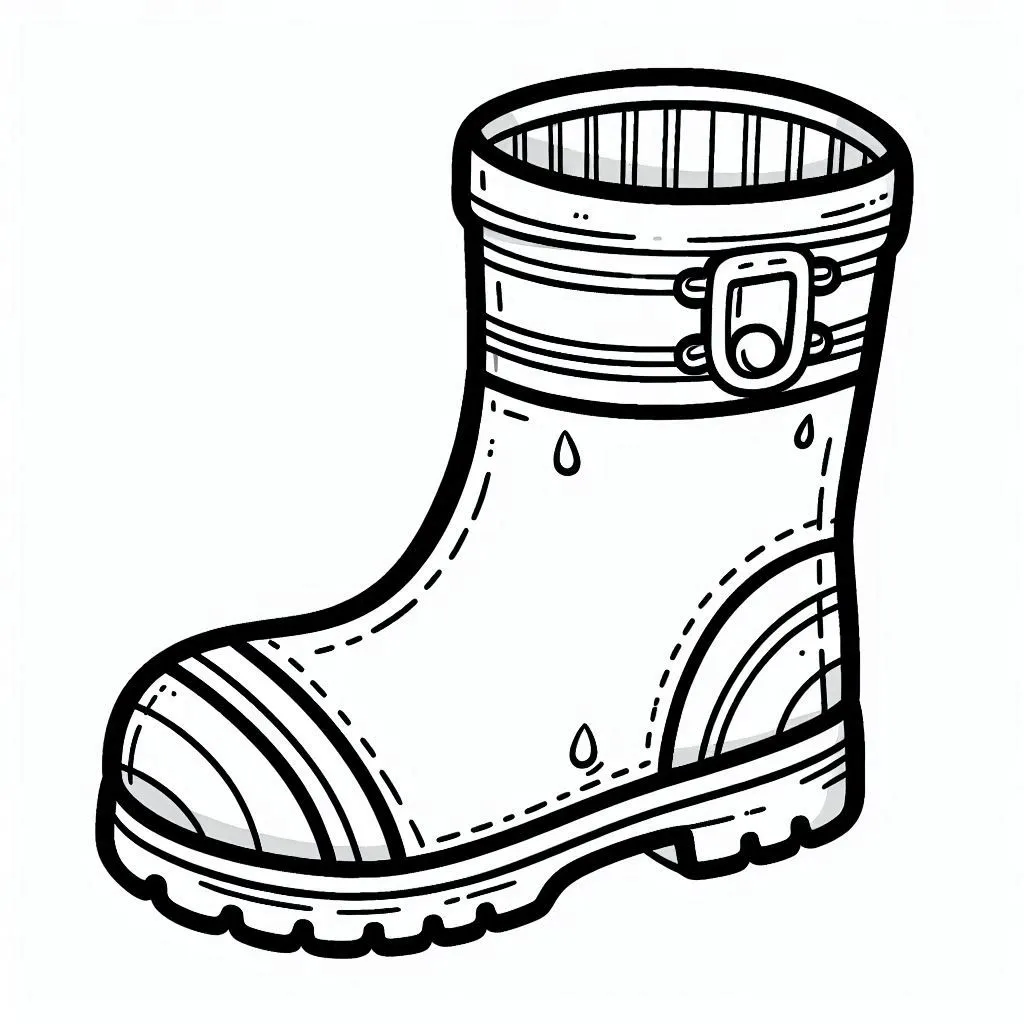 20 Rain boots coloring pages unique Free Printables PDF