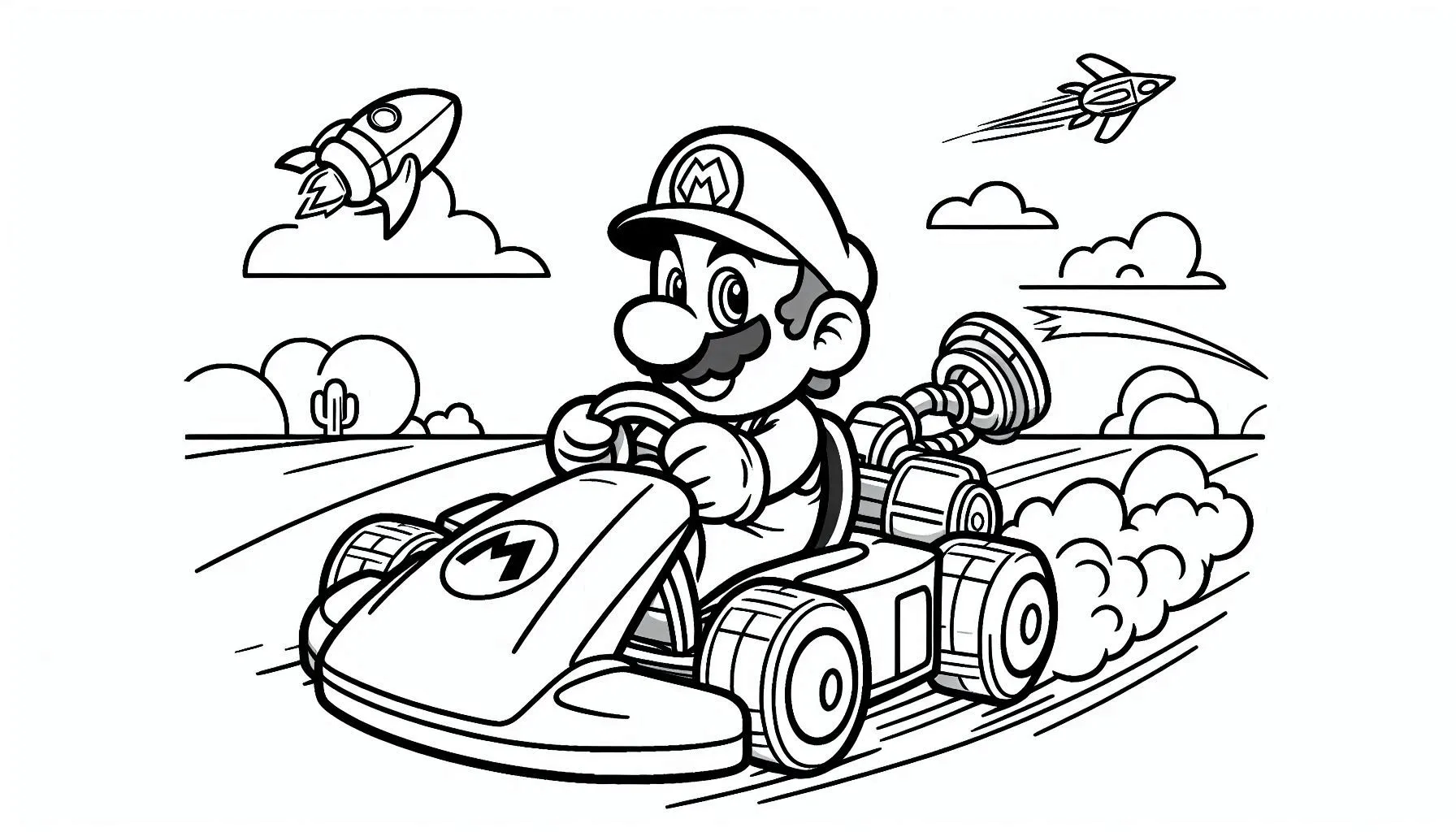 mario kart kleur