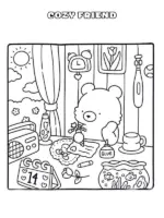 39 Cozy Friend coloring pages (Free Printables PDF)