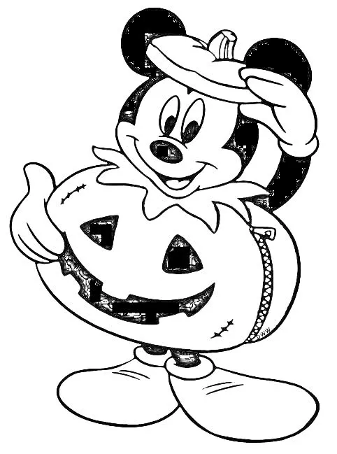 Disney Halloween kleurboek PDF