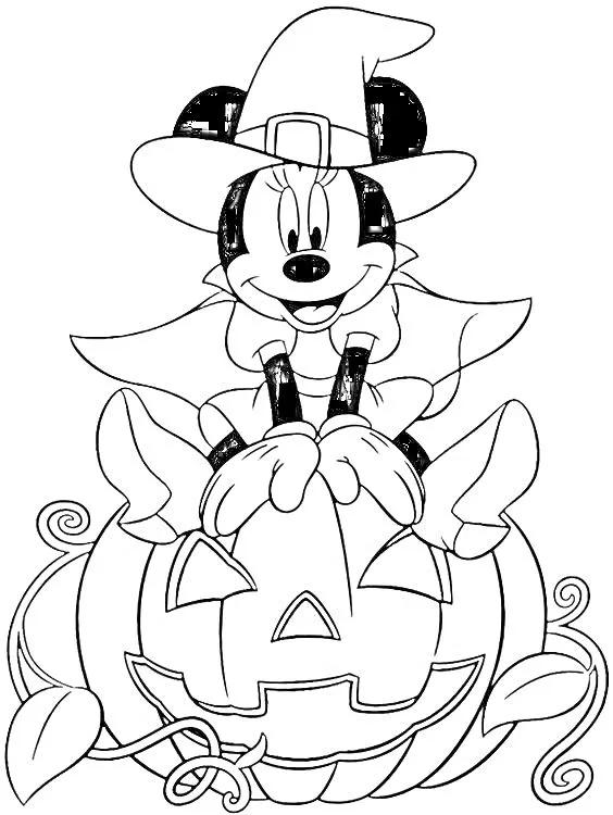 Disney Halloween tekening