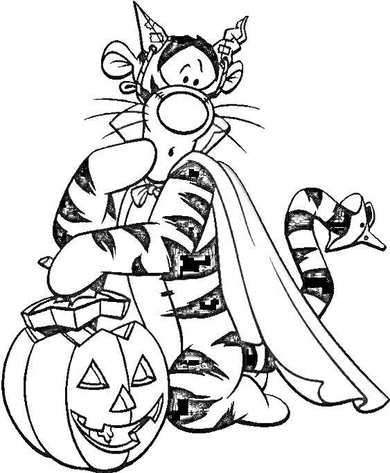 Gratis Disney Halloween kleurplaat PDF