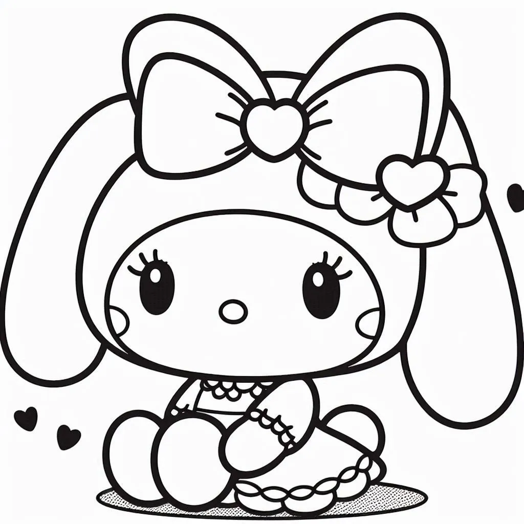 24 Kolorowanki My Melody Do Druku Darmowe PDF 24 Kolorowanki My Melody Do Druku Darmowe PDF