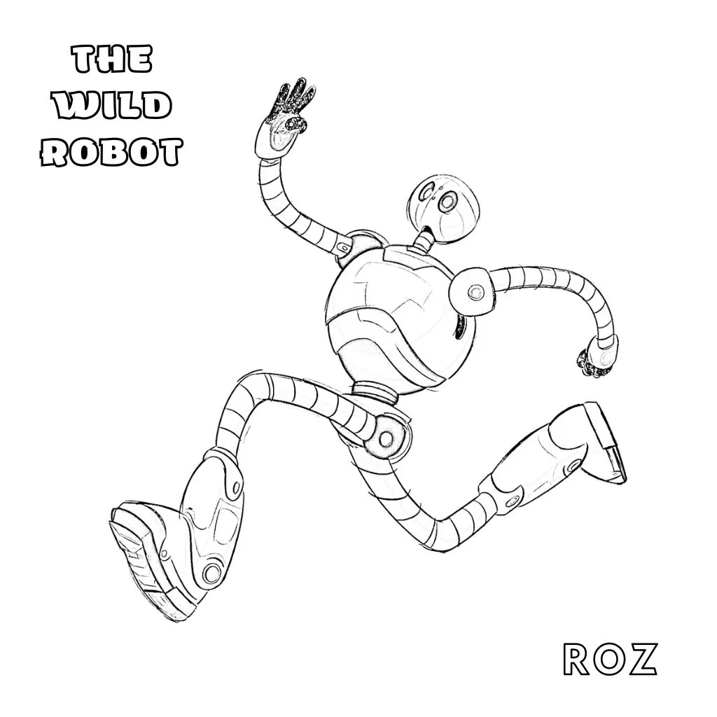 Kleurboek The Wild Robot PDF download