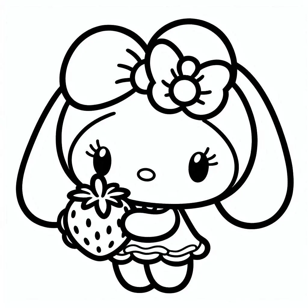24 Kolorowanki My Melody Do Druku Darmowe PDF 24 Kolorowanki My Melody Do Druku Darmowe PDF