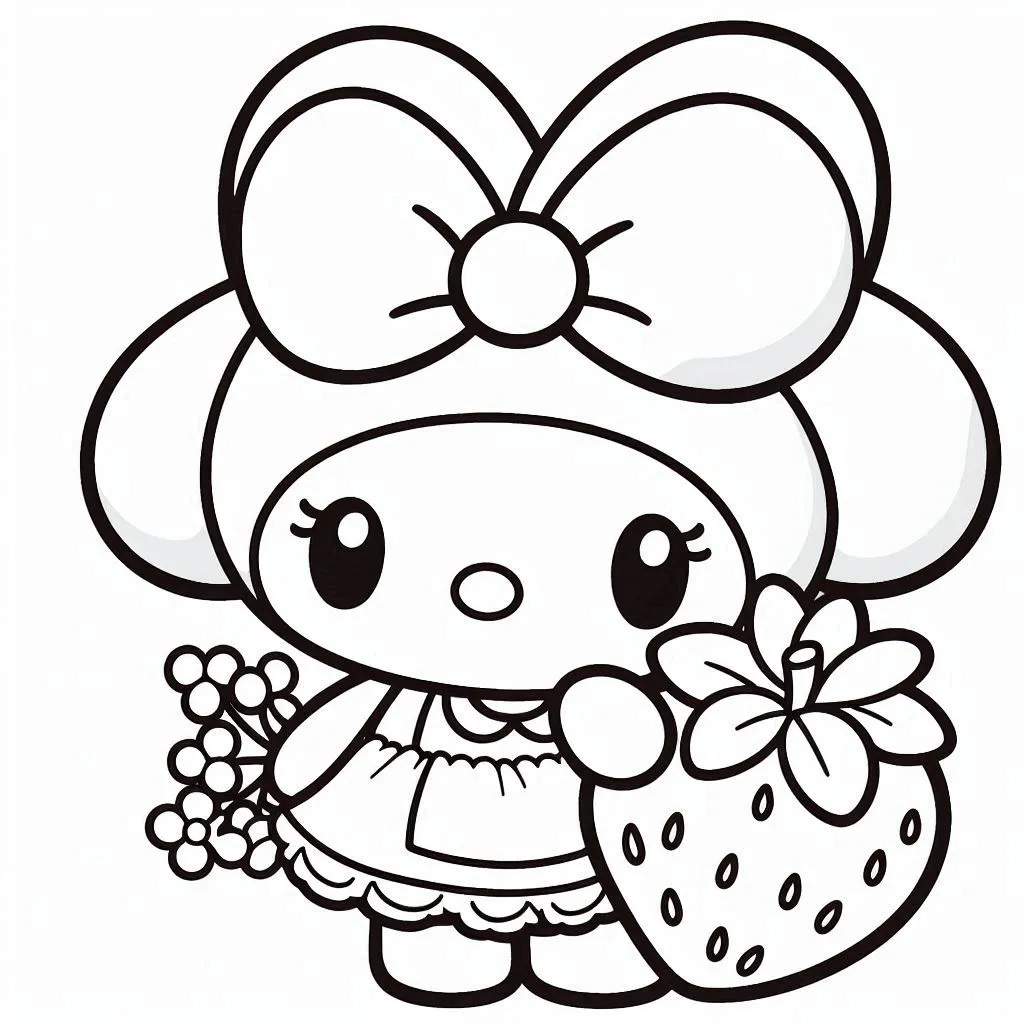 Kleurplaten My Melody