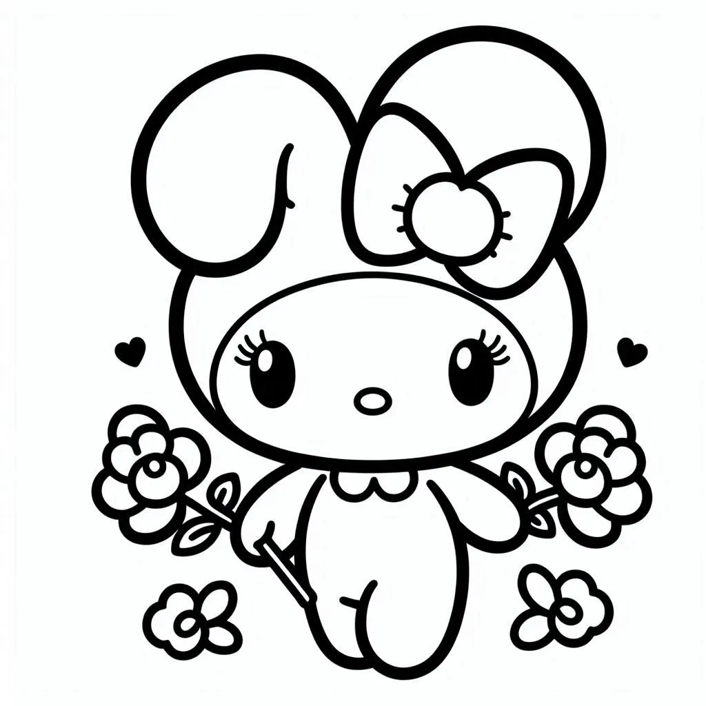 24 Kolorowanki My Melody Do Druku Darmowe PDF 24 Kolorowanki My Melody Do Druku Darmowe PDF